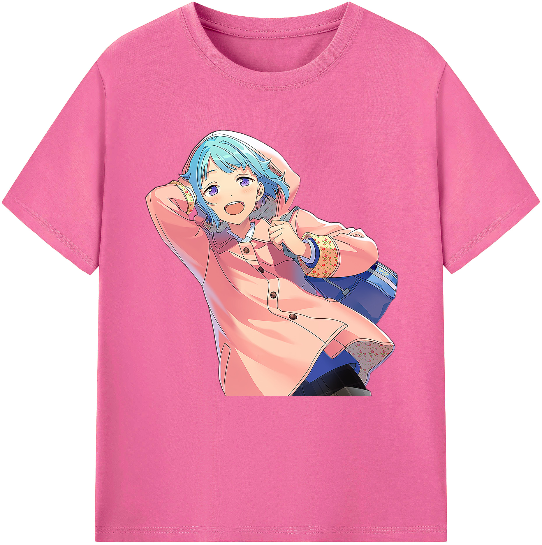（画像用） あんさんぶるスターズ! Ensemble Stars レディースカジュアルプリントTシャツ（綿100％）